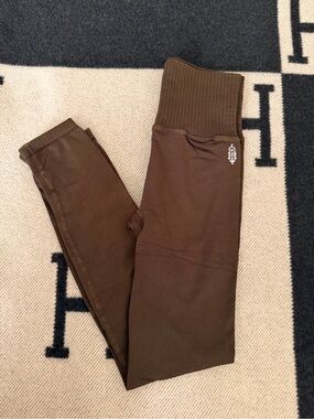 FP Movement Good Karma Leggings in chocolate brown